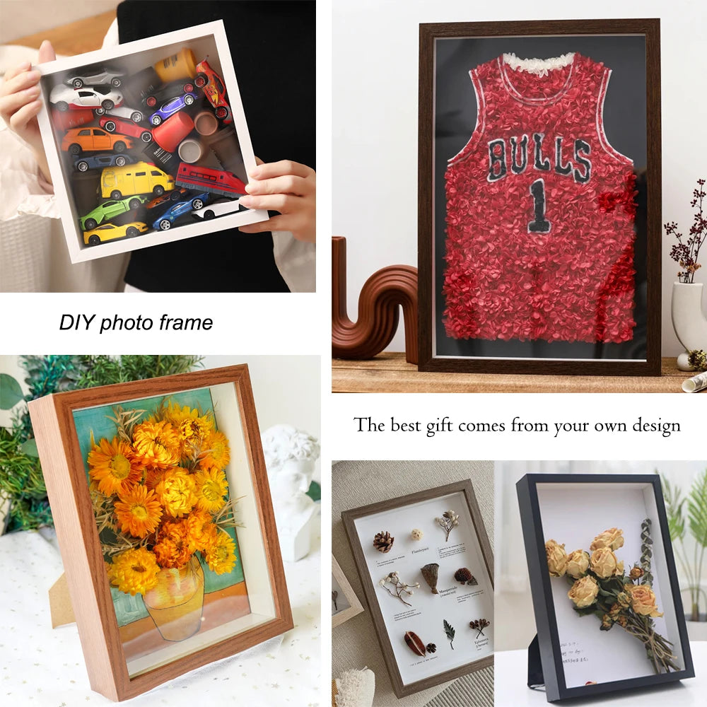 Wooden Photo Frame Display Box