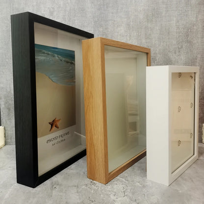 Wooden Photo Frame Display Box