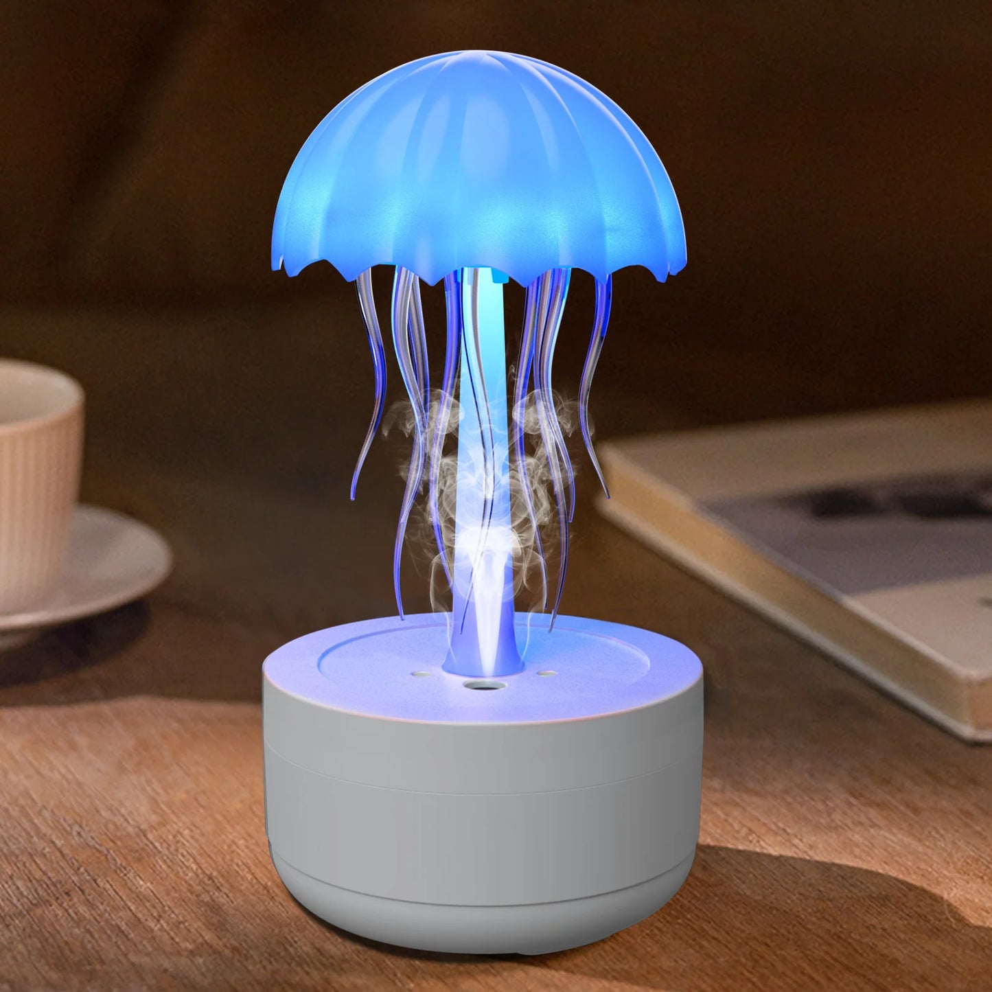 Jellyfish Night Lamp - Upgraded Bluetooth Humidifier Model