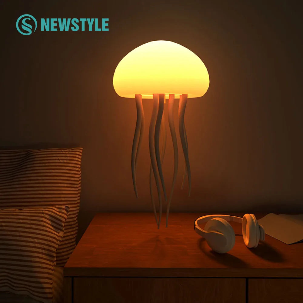 Jellyfish Night Lamp - Upgraded Bluetooth Humidifier Model