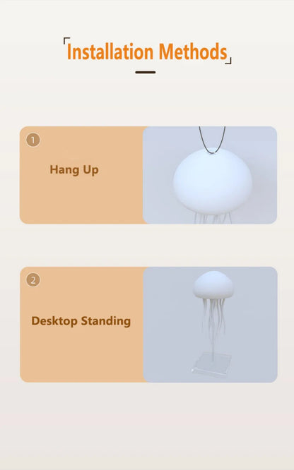 Jellyfish Night Lamp - Upgraded Bluetooth Humidifier Model