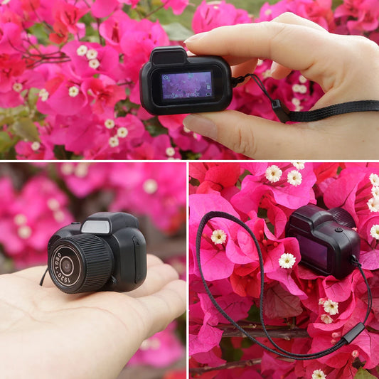 1080P Mini Camera With Screen - Portable Vintage Video Recorder