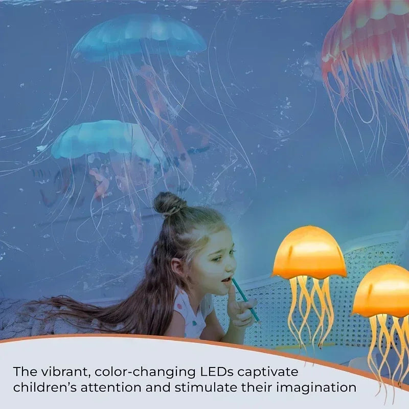 Voice-Controlled Floating Jellyfish Lamp