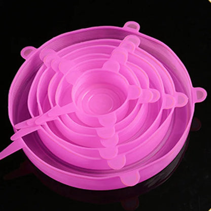 Stretchy Reusable Silicone Food Storage Lids