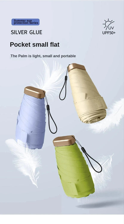 Mini Pocket Umbrella for Sunny and Rainy Days