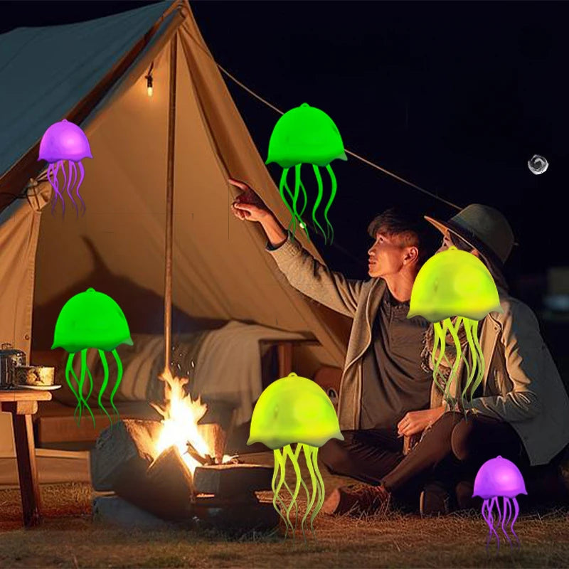 Voice-Controlled Floating Jellyfish Lamp