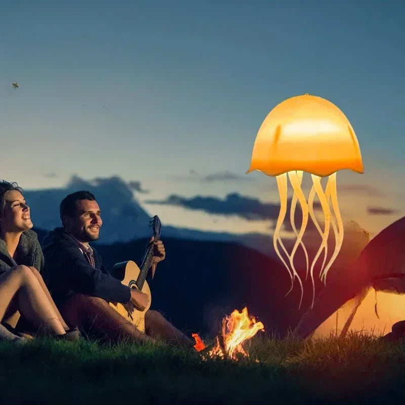 Voice-Controlled Floating Jellyfish Lamp