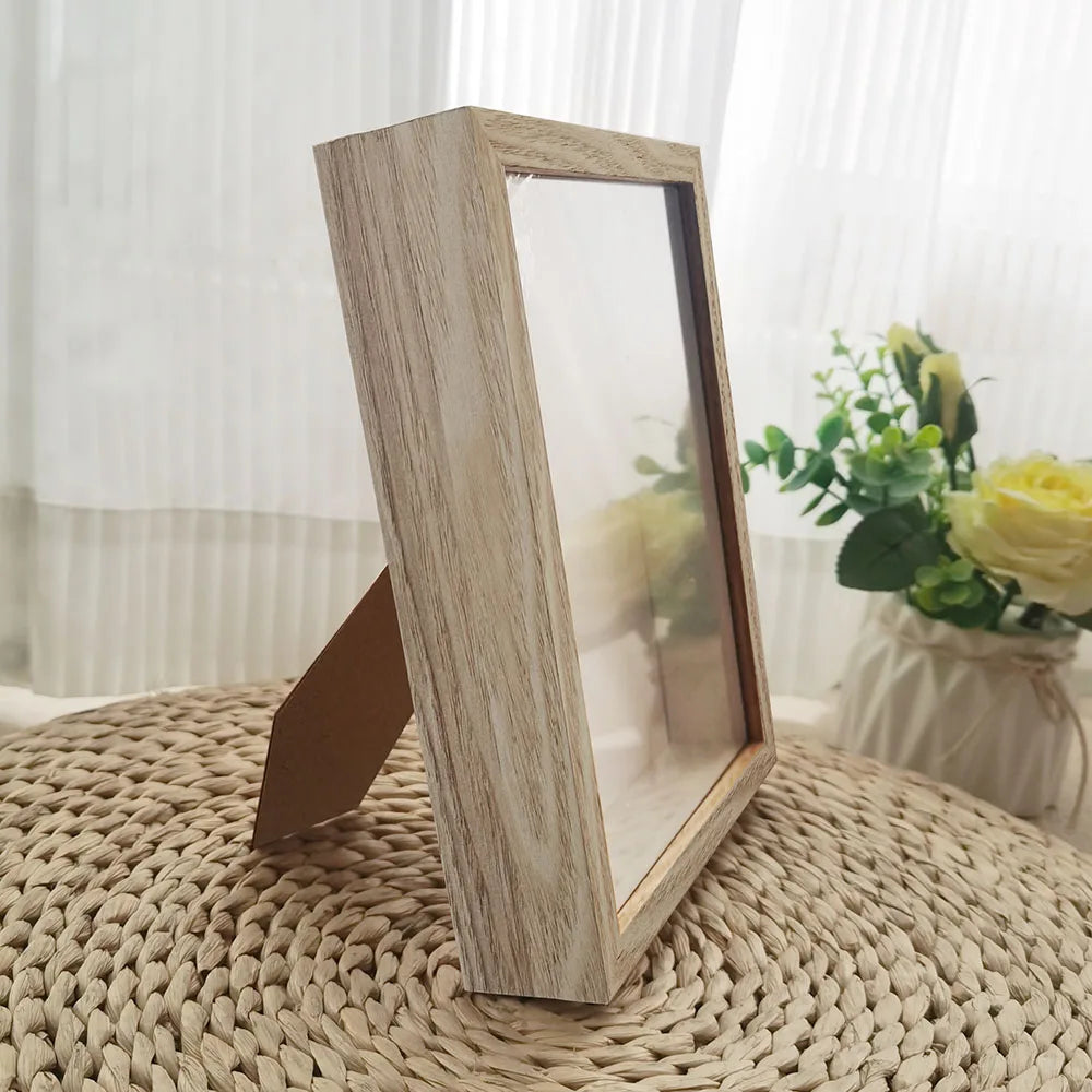 Wooden Photo Frame Display Box