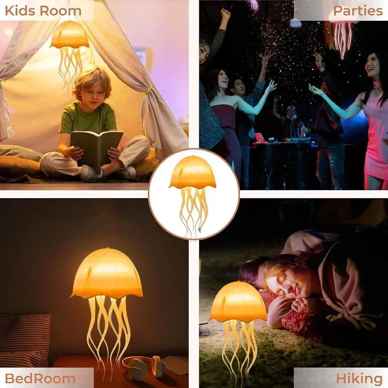 Voice-Controlled Floating Jellyfish Lamp