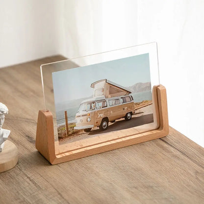 Walnut/Beech Elegant Photo Frame