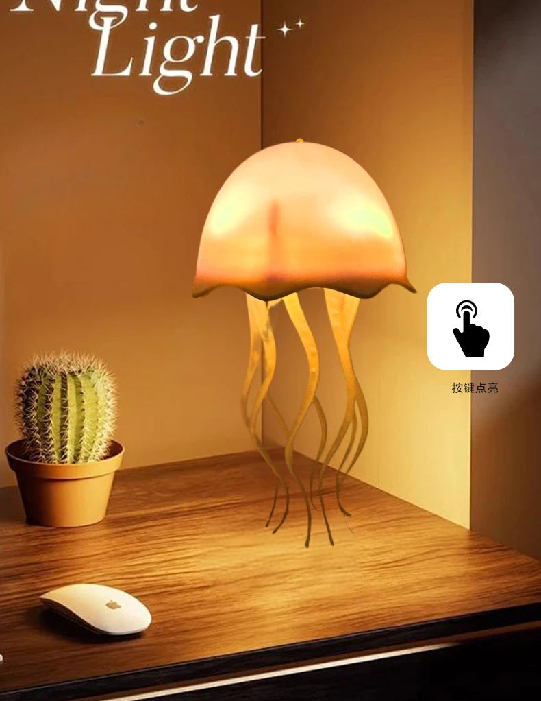 Voice-Controlled Floating Jellyfish Lamp