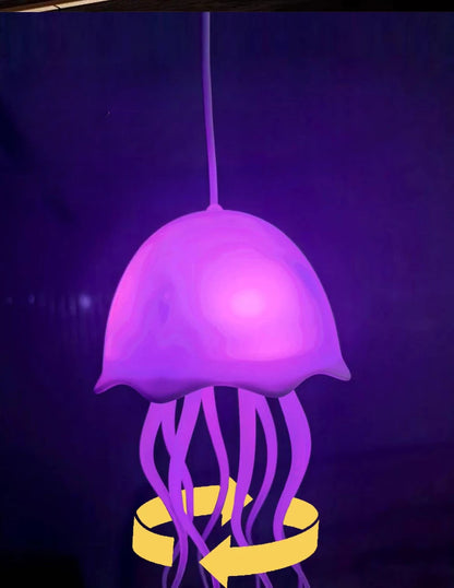 Voice-Controlled Floating Jellyfish Lamp