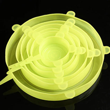 Stretchy Reusable Silicone Food Storage Lids