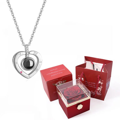 100 Languages 'I Love You' Pendant Necklace – Unique Nanotechnology Jewelry