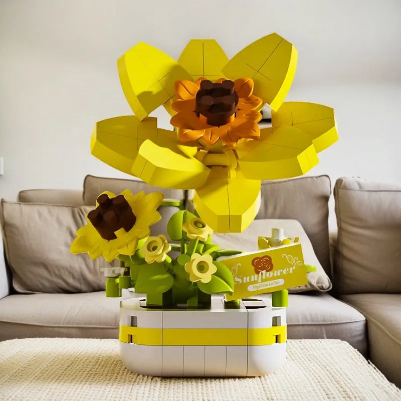 DIY Flower Building Bricks