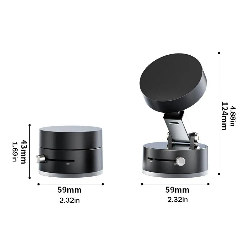 Magnetic Phone Holder – Versatile, Foldable Suction Cup Stand with Vacuum Technology for Hands-Free Convenience