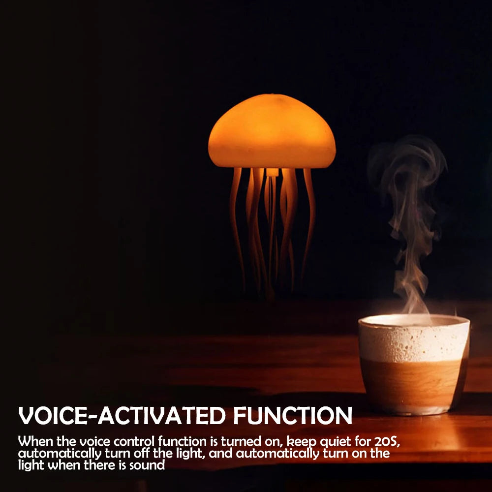 Jellyfish Night Lamp - Upgraded Bluetooth Humidifier Model