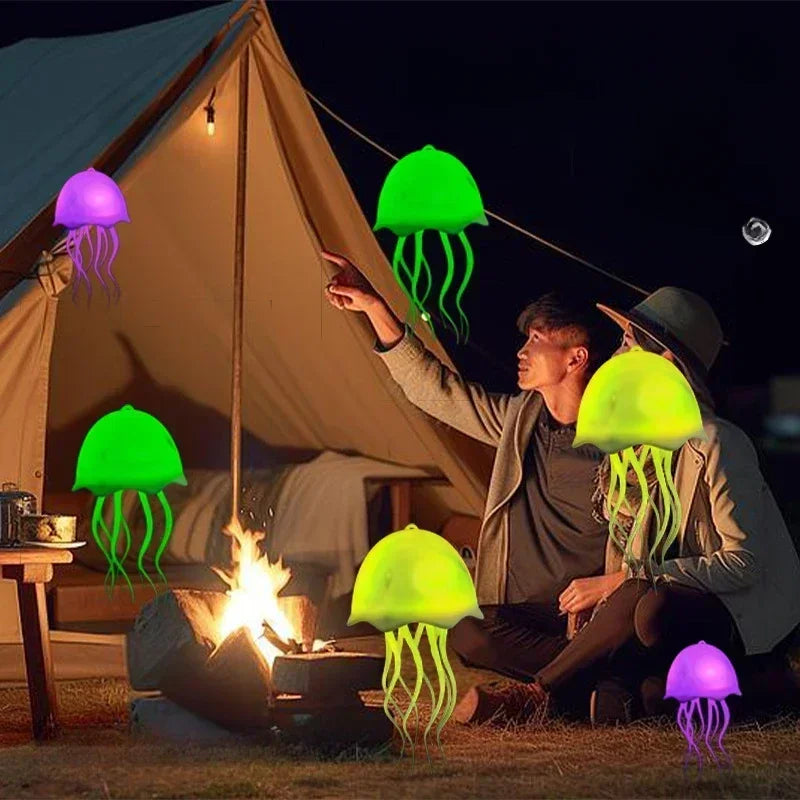 Voice-Controlled Floating Jellyfish Lamp