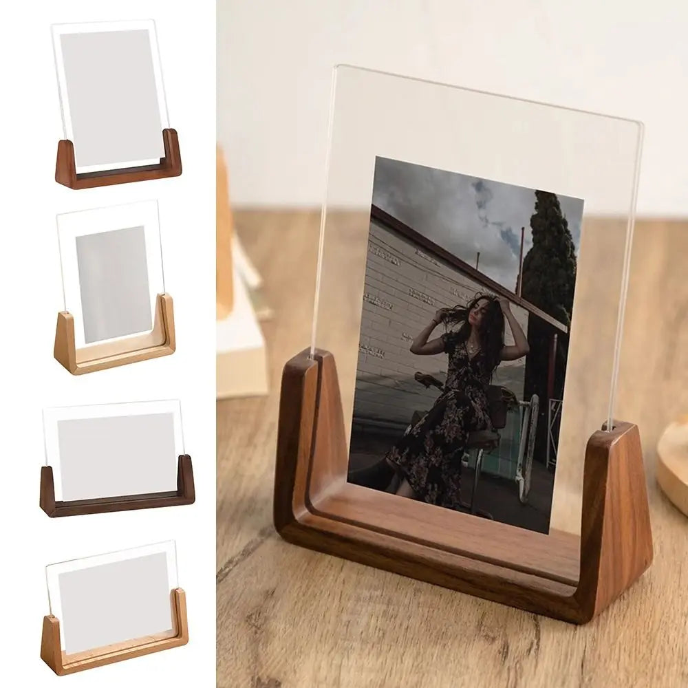 Walnut/Beech Elegant Photo Frame